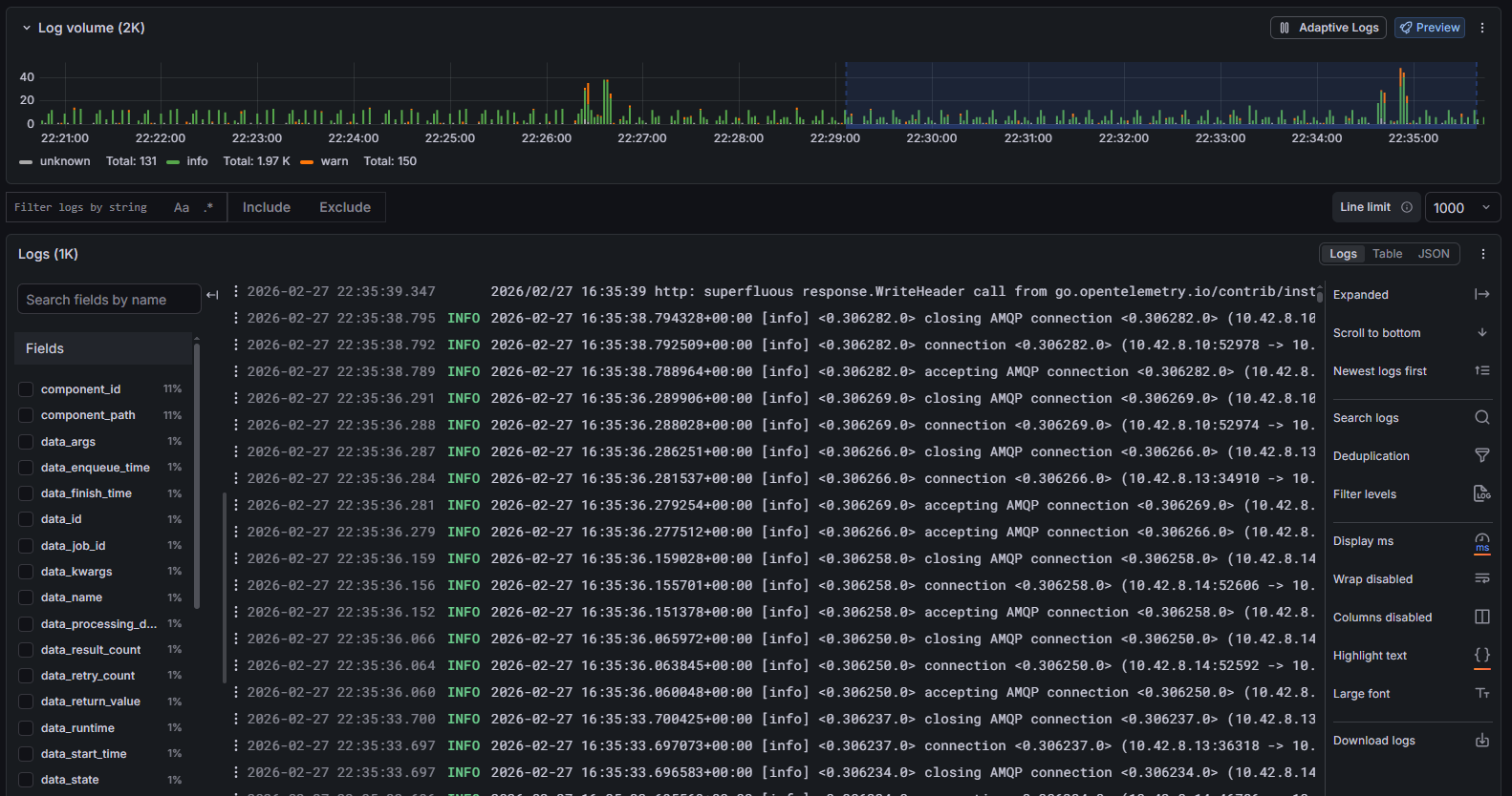 Grafana Loki Logs Integration